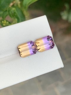 Ametrine Pair, 6.00 Carat Loose Gemstone From Bolivia