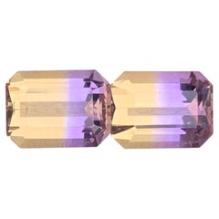 Ametrine Pair, 6.00 Carat Loose Gemstone From Bolivia