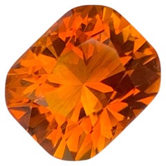 Cushion Cut 3.95ct Maraba Citrine Loose Gemstone, Brazil Origin