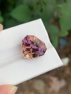 Ametrine Heart Cut Gemstone From Bolivia 10.95 Carat