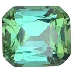 1.60 Carat Natural Loose Blue Green Tourmaline Cushion Cut Gemstone
