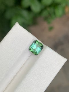 1.60 Carat Natural Loose Blue Green Tourmaline Cushion Cut Gemstone
