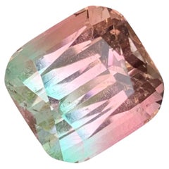 15.75 Carat Bi-Colour Tourmaline Loose Gemstone by Fine Faceted Gems