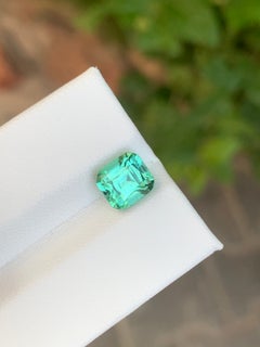2.55 Carat Natural Loose Lagoon Tourmaline Cushion Cut Gemstone