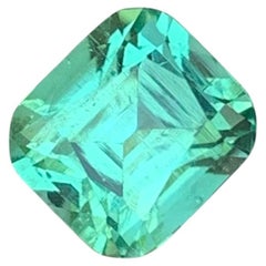 2.55 Carat Natural Loose Lagoon Tourmaline Cushion Cut Gemstone