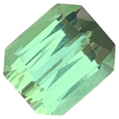Mint Green Tourmaline Cushion Cut Gemstone 2.15 Carat