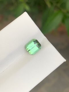 Mint Green Tourmaline Cushion Cut Gemstone 2.15 Carat