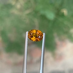 Mali Garnet 2.10 Carat Cushion Cut Gemstone From Mali, Africa