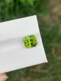 3.00 Carat Natural Loose Peridot Octagon Cut Gemstone