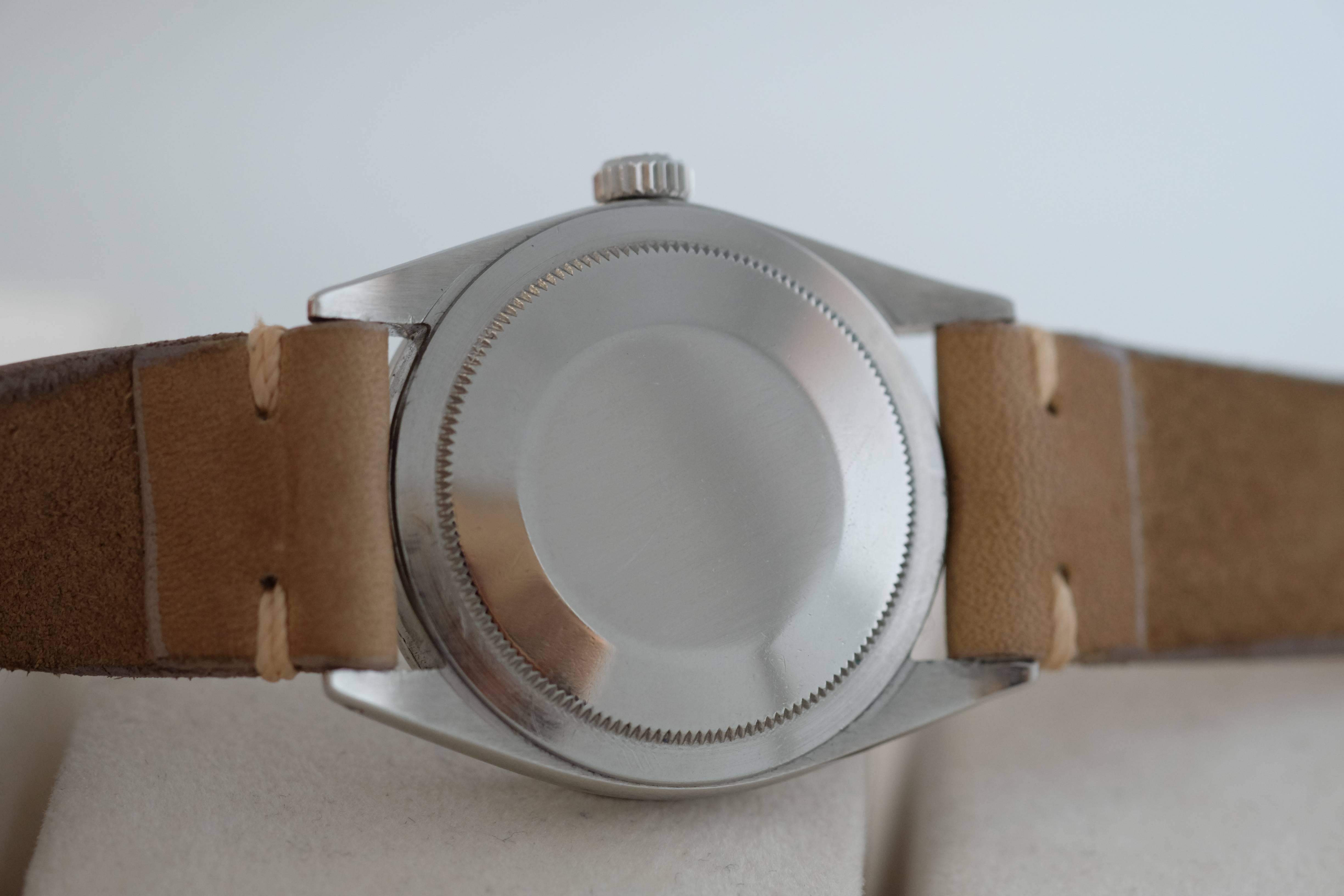 Rolex Stainless Steel Tropical Dial Explorer Wristwatch Ref 1016 2