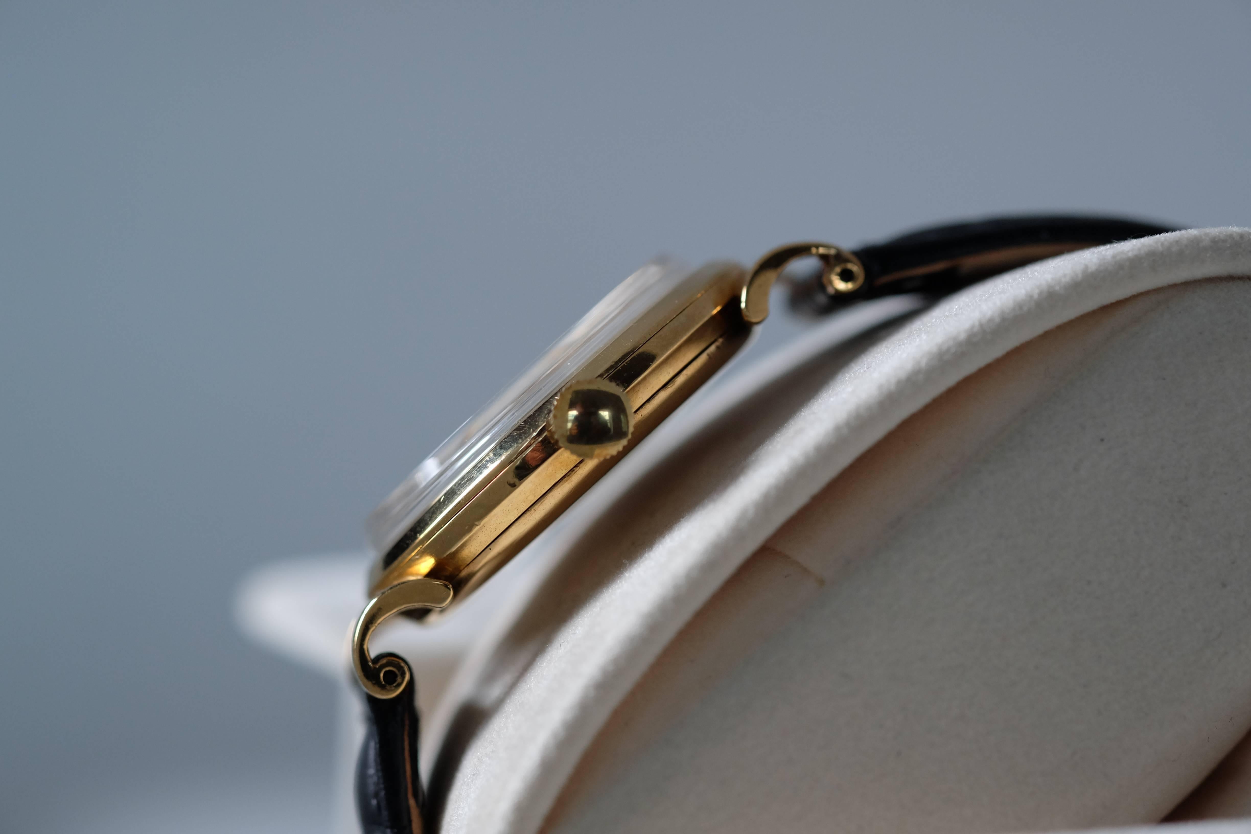 Patek Philippe yellow gold Dress wristwatch Ref 1491 In Good Condition In New York, NY