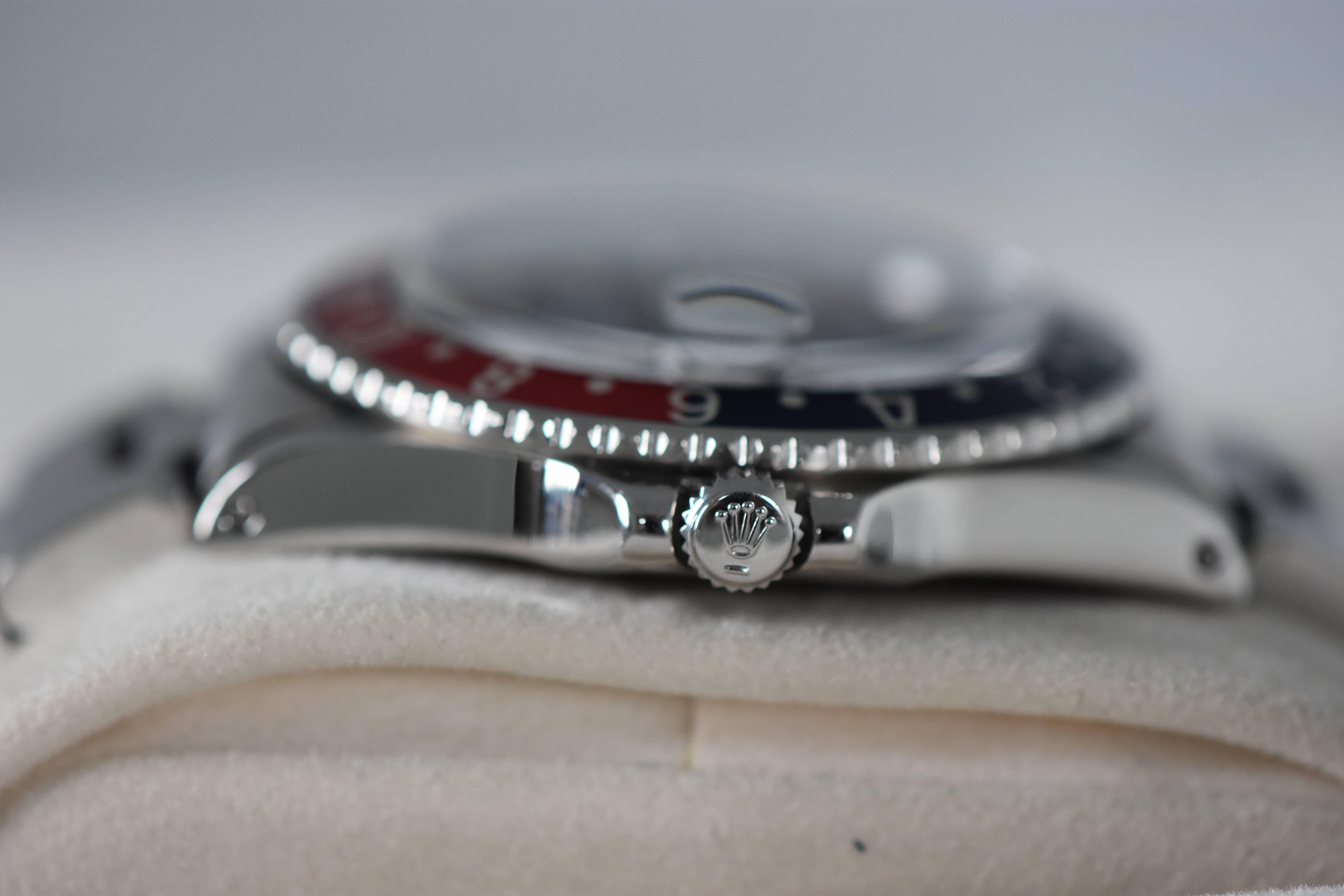Rolex Stainless Steel GMT-Master Chronometer Wristwatch Ref 1675 1