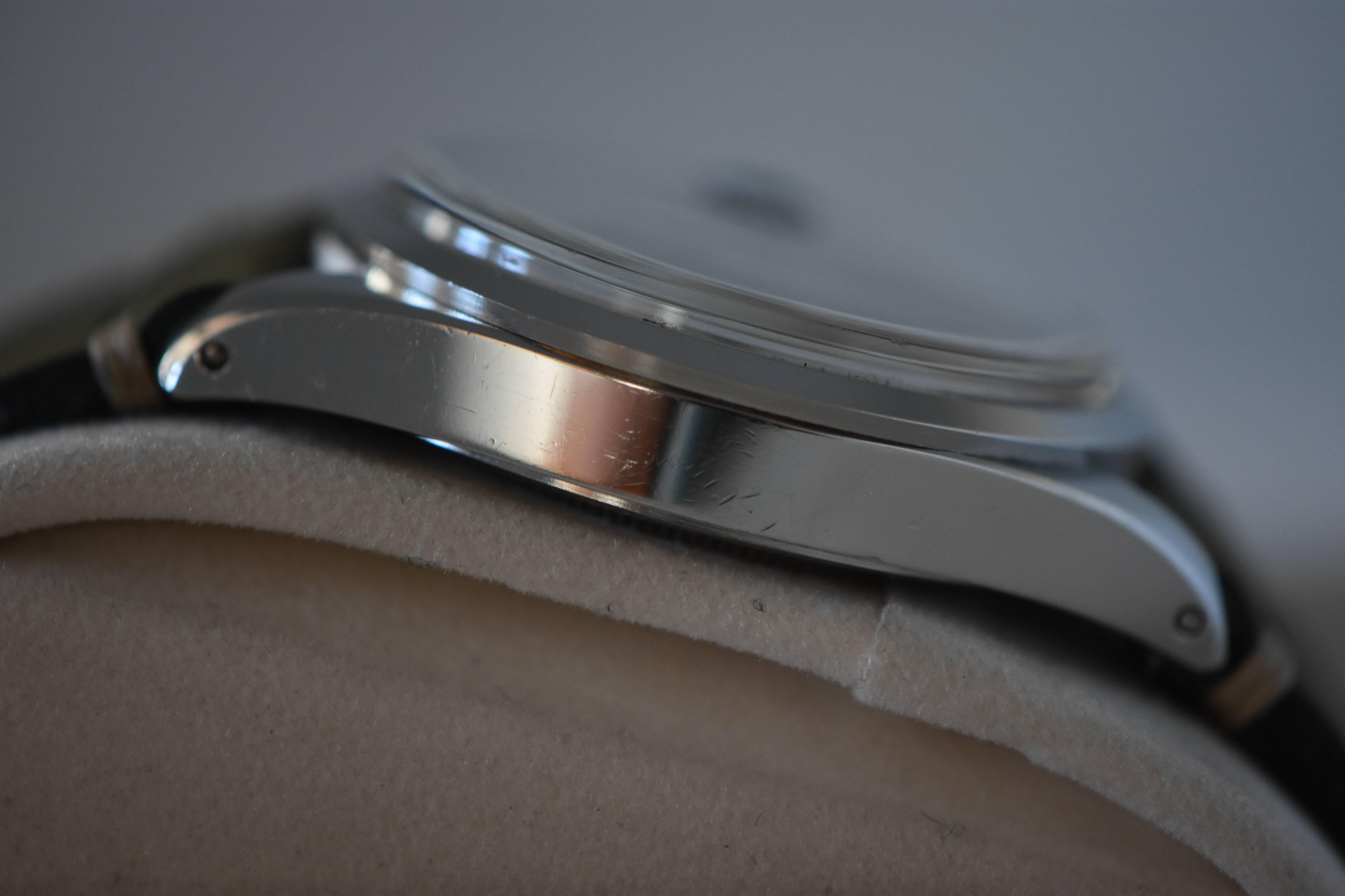 Tudor Prince Stainless Steel Jumbo Oysterdate Wristwatch Ref 7024/0 In Excellent Condition In New York, NY