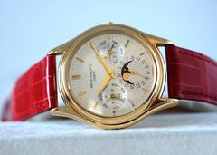 Patek Philippe Yellow Gold Perpetual Calendar Wristwatch
