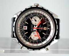 Breitling Edelstahl Navitimer Chrono-Matic Automatik-Armbanduhr Ref 1806