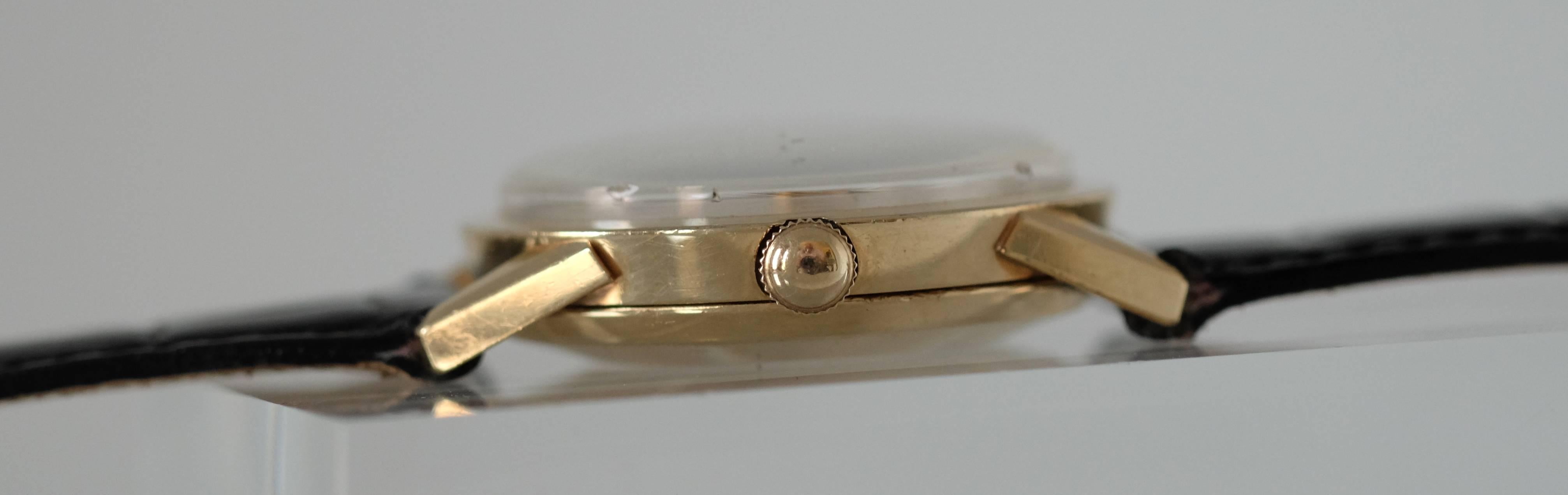 Rolex Yellow Gold Automatic Dress Wristwatch For Sale 2