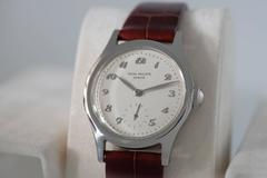 Patek Philippe stainless Steel calatrava Wristwatch ref 565