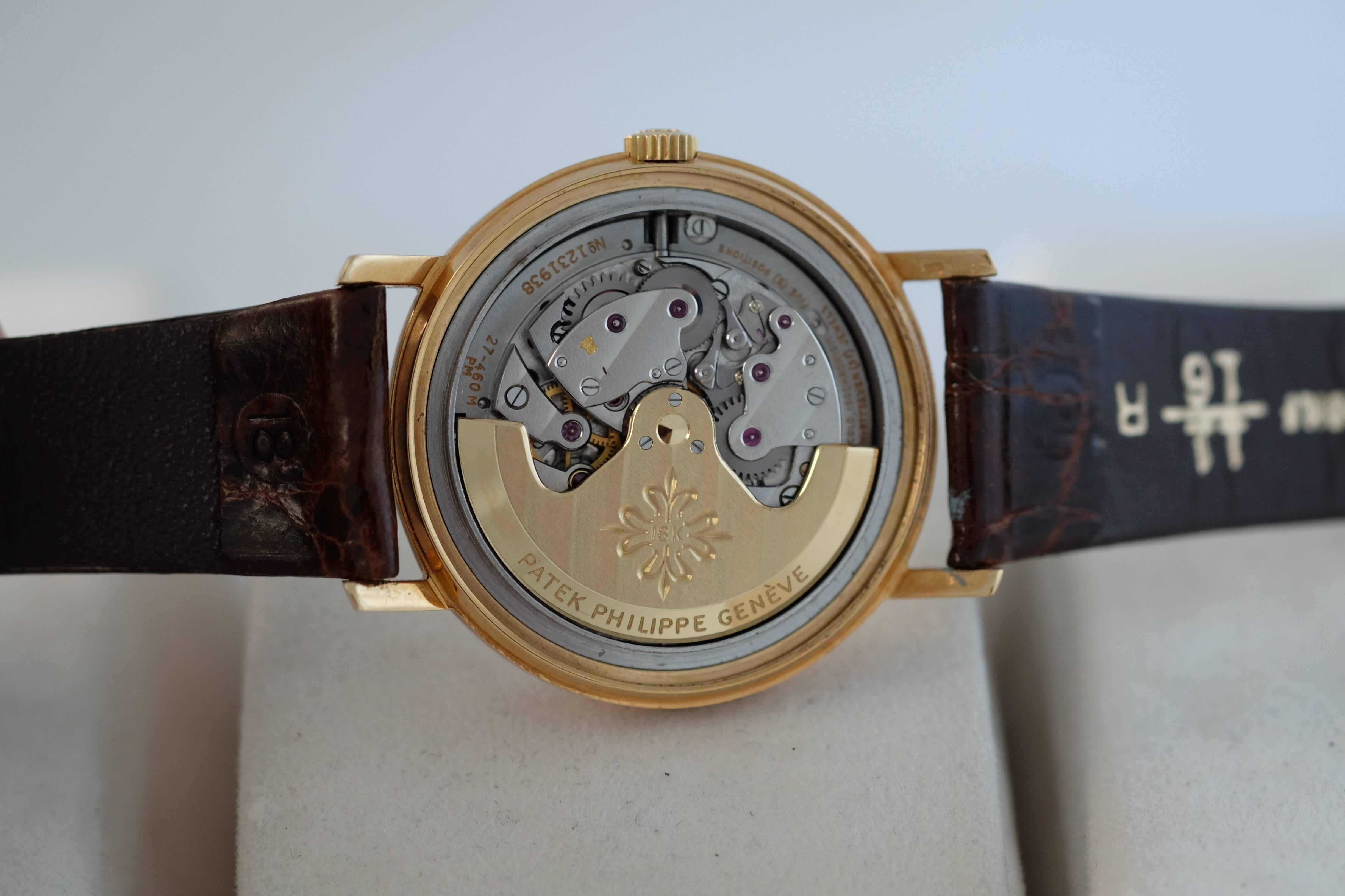 Patek Philippe for Howes Yellow Gold  Ref. 3445 Circa 1972 In Excellent Condition In New York, NY