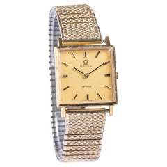 Vintage Omega De Ville Gold Tone Wristwatch
