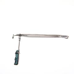 Vivianna Torun Egyptian Ceramic Silver Brooch