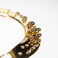 1980s Pol Bury Spheres Kinetic Gold Plated Necklace