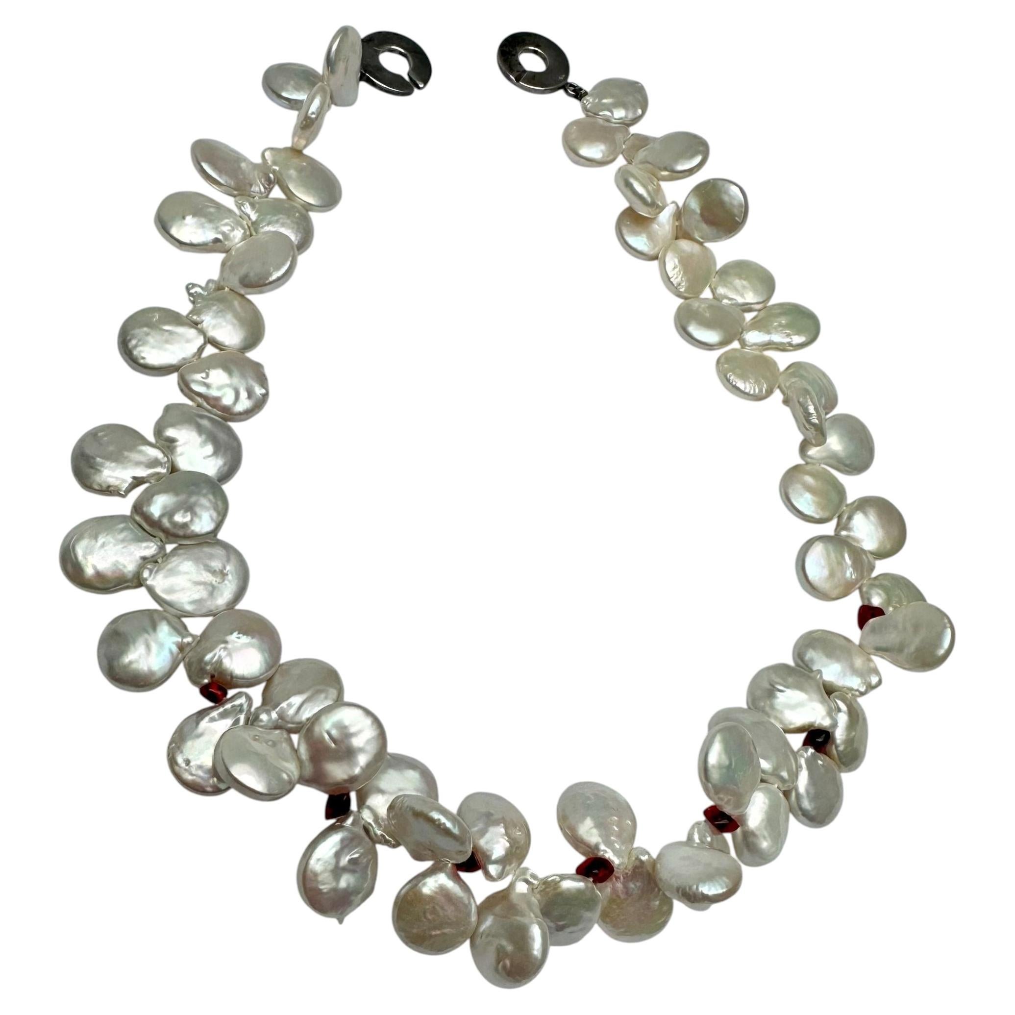 アクセサリー oyster baroque pearl necklace Baroque Oyster Freshwater Pearl Necklace For Sale at 1stDibs
