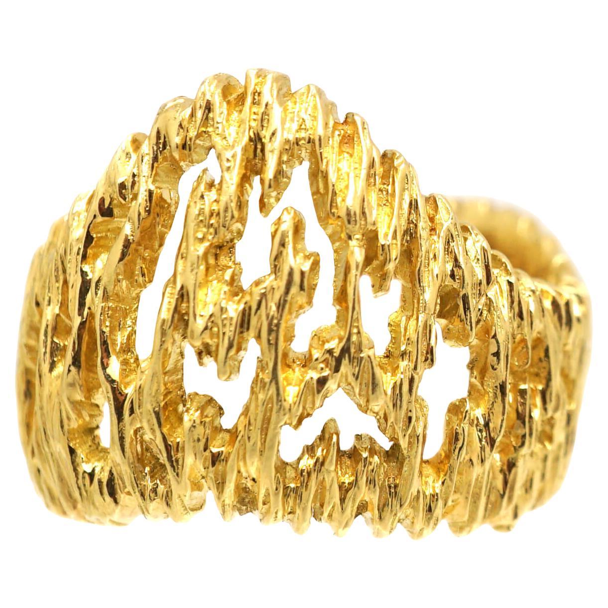 Gilbert Albert 18K Gold Ring für Omega