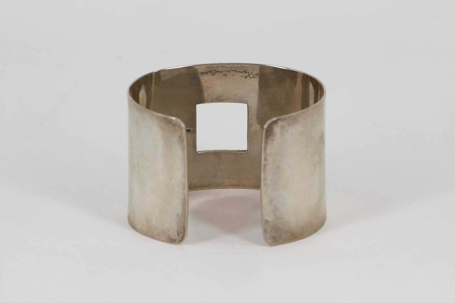 Silver Bracelet by James Rivière, Italy, 2000 In Excellent Condition For Sale In Milan, IT