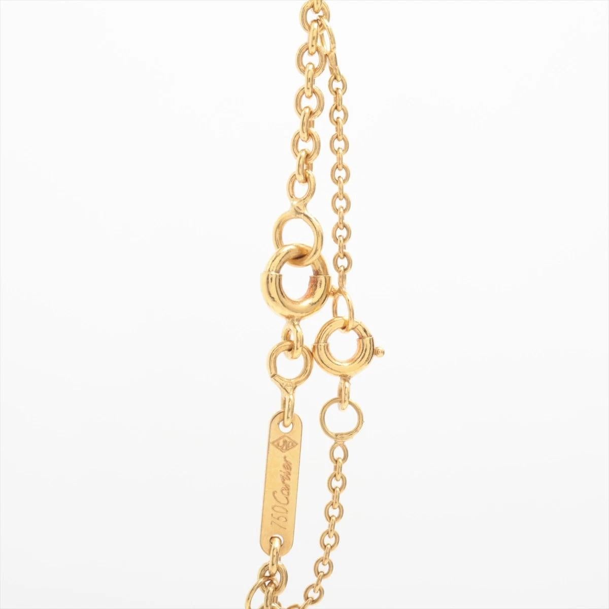 Collana con ciondolo Trinity Ring multicolore in oro 18k di Cartier in vendita 6