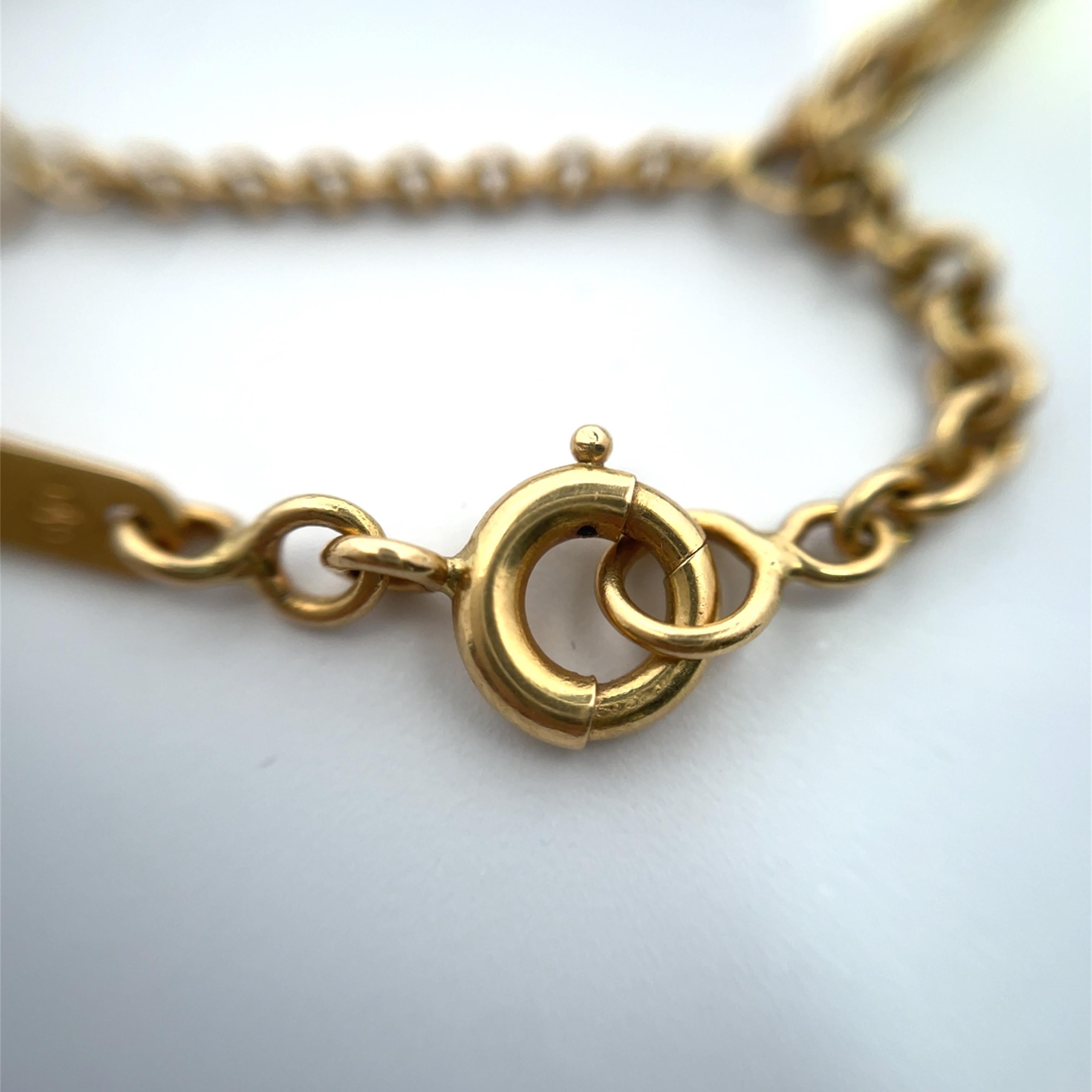 Collana con ciondolo Trinity Ring multicolore in oro 18k di Cartier in vendita 3