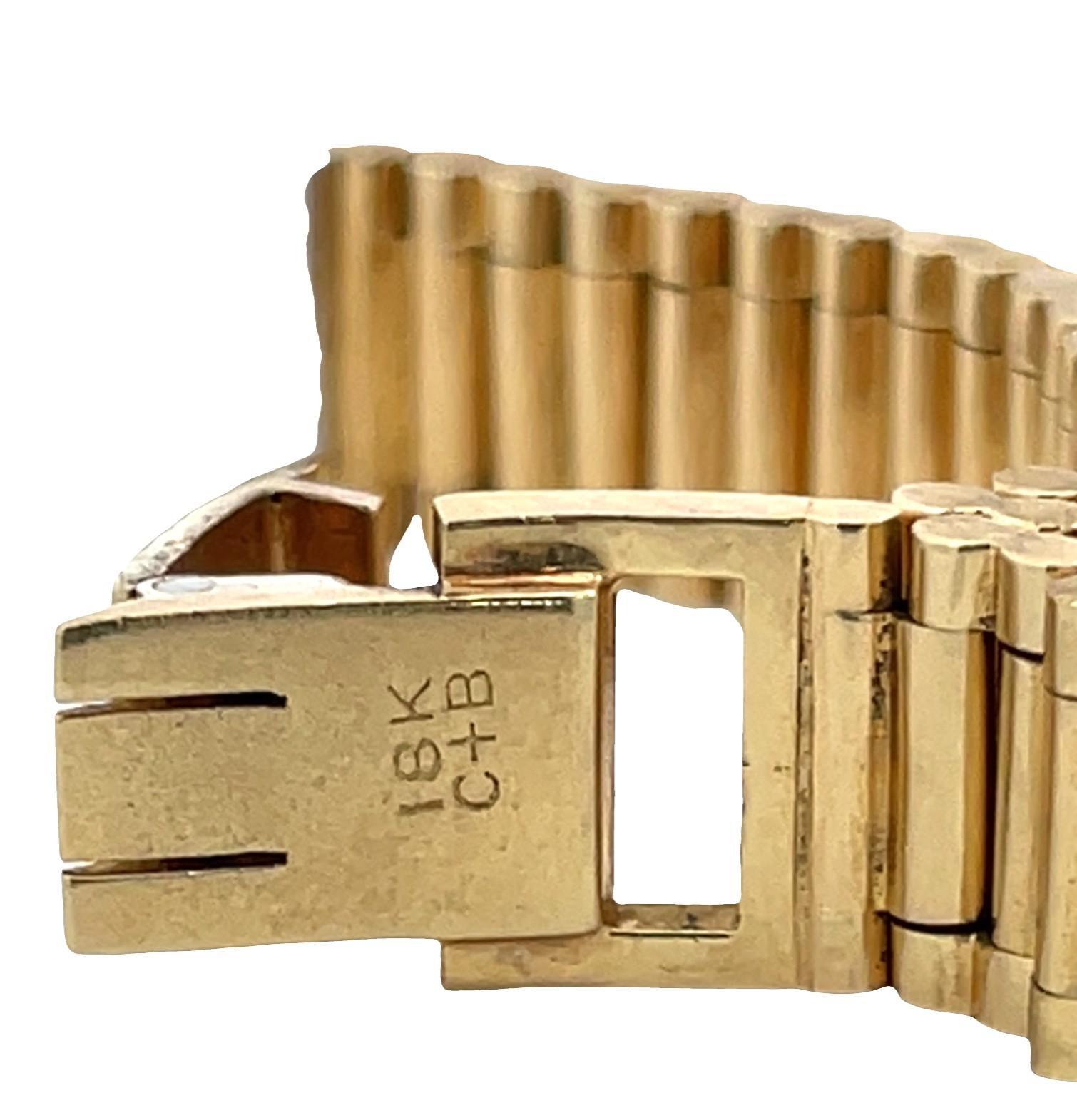 Audemars Piguet Kleine Damen Diamantuhr in 18k Gold (Gemischter Schliff) im Angebot