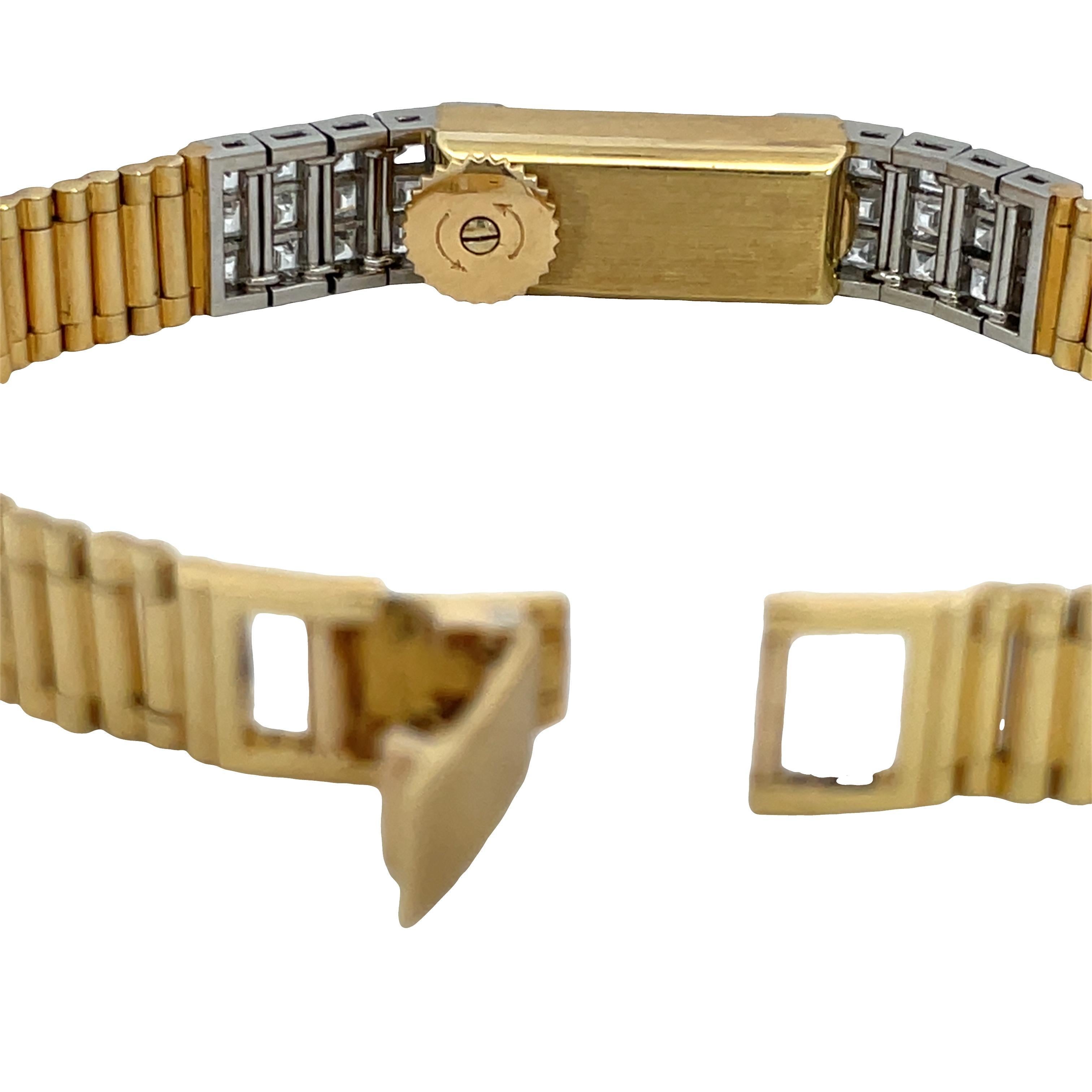 Audemars Piguet Kleine Damen Diamantuhr in 18k Gold im Zustand „Gut“ im Angebot in New York, NY