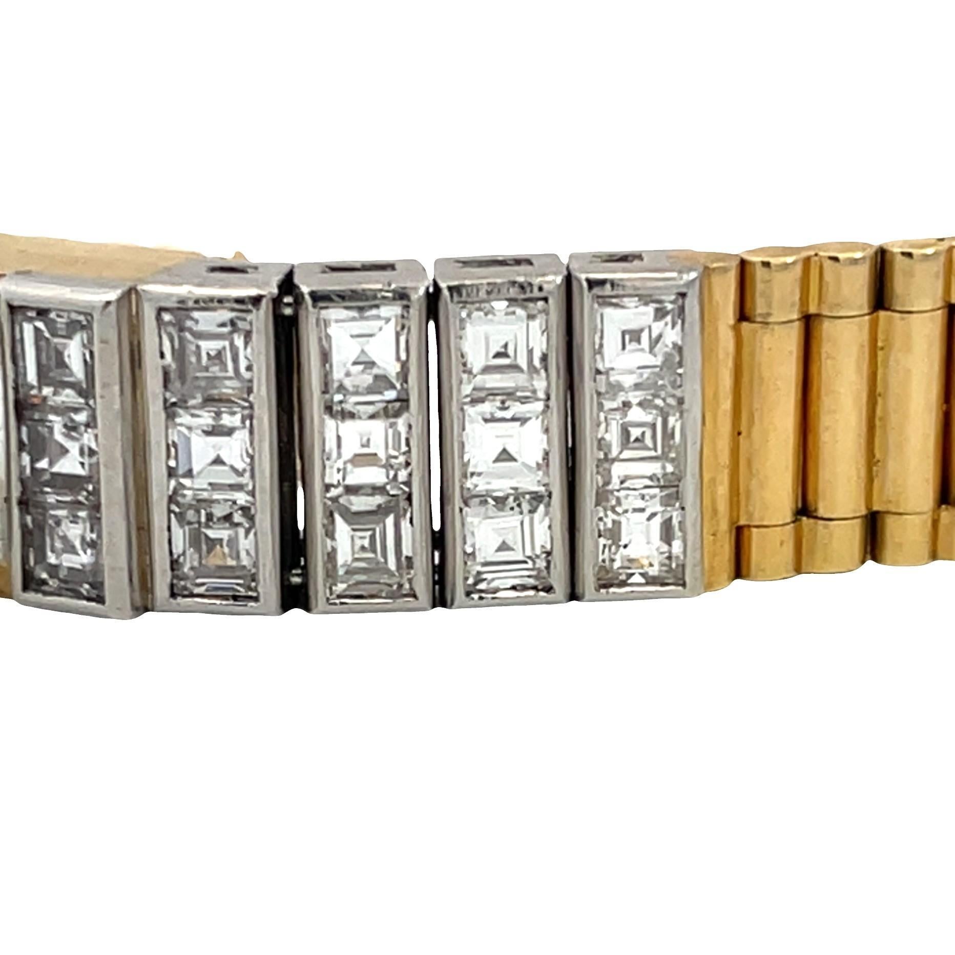 Audemars Piguet Kleine Damen Diamantuhr in 18k Gold für Damen oder Herren im Angebot