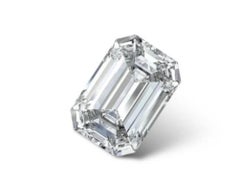 Diamante sciolto da 1,01 carati, taglio smeraldo, certificato GIA, colore G, purezza SI1