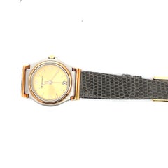 Vintage Tiffany & Co. Stainless Steel Quartz Watch Champagne Dial