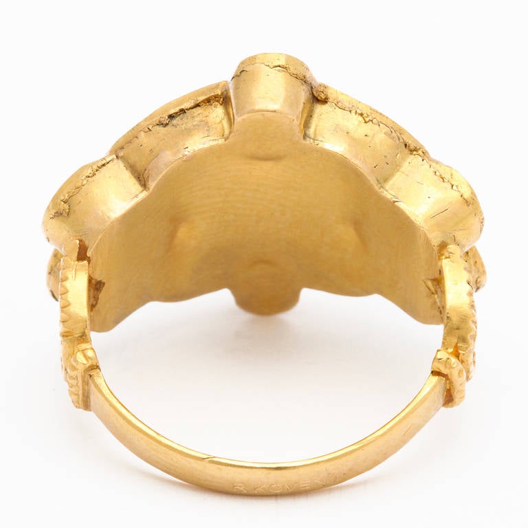 Women's Multigem Gold Mogul Ring For Sale