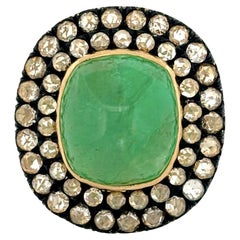 Emerald Dome Rings