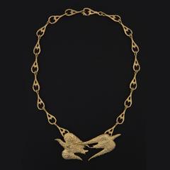 Extremely Rare 1963 Georges Braque Gold "Zetes et Calaïs" Necklace