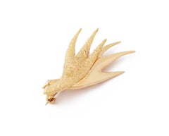 1963, Georges Braque "Thalia" 18 Karat Gold and Diamond Brooch