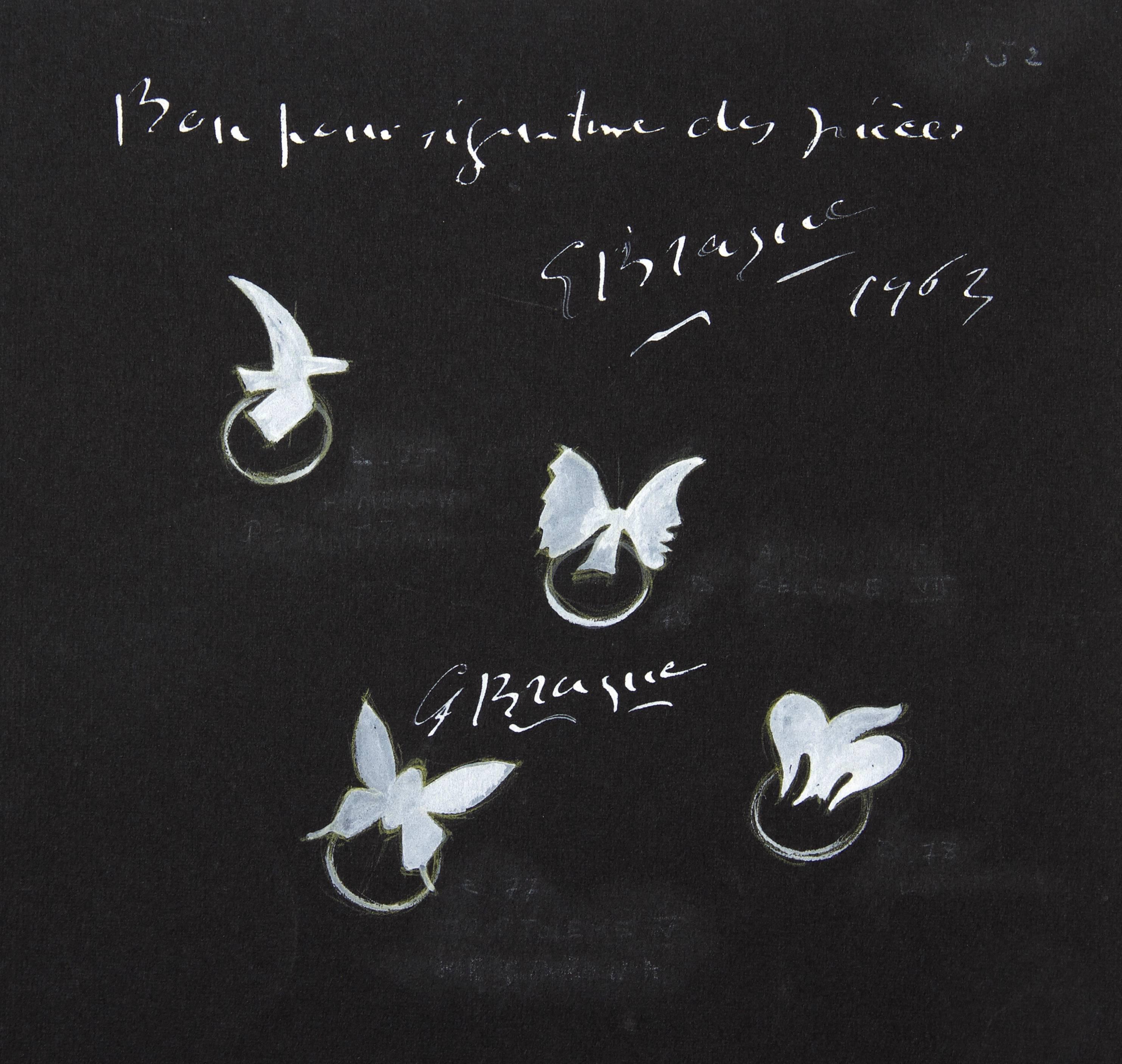 1962 Georges Braque Gold- und Rubin-Ring „Leda“ für Damen oder Herren im Angebot