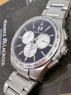 Maurice Lacroix Miros Chronograph Gents' Watch. Ref AT34062. Papers, Links, Box.