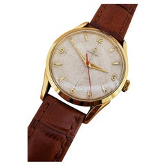 Fine & Rare Gold on Steel HoneyComb Dial OMEGA Watch. Cal 283. Ref: 2640-7SC