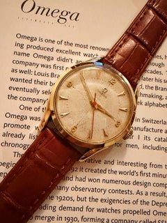 Fine & Rare Gold on Steel HoneyComb Dial OMEGA Watch. Cal 283. Ref: 2640-7SC