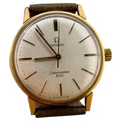 Omega Seamaster 600 ref 135.011 Gold-Plated Vintage Manual Caliber 601 Watch