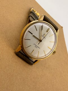 Omega Seamaster 600, ref. 135.011, orologio vintage placcato oro con calibro manuale 601