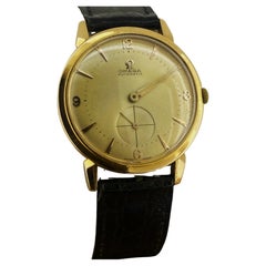 Omega Bumper 18K Yellow Gold ref 2709 Cal 344 Automatic 35mm Watch, c1952.