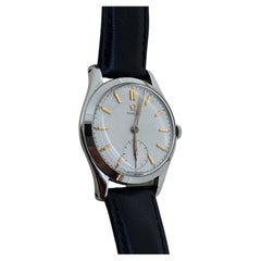 Rare Omega ref 2503-16 Caliber 266 S/Steel Hand-Winding 36mm Watch, c1960's.