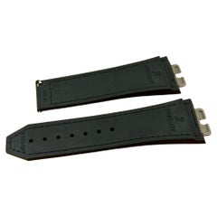 Correa de cuero negra Hublot de 27,5 mm, totalmente nueva. Para el reloj Hublot Big Bang Unico de 45 mm