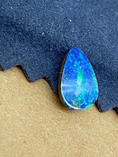 Australian Loose Boulder Opal of 2.00ct. Winton, QLD. 12mm x 10mm.