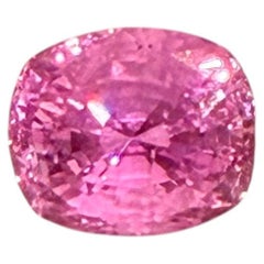Natural Unheated 2.45ct Pink Sapphire of Cushion Cut. Madagascar. GSL-certified.